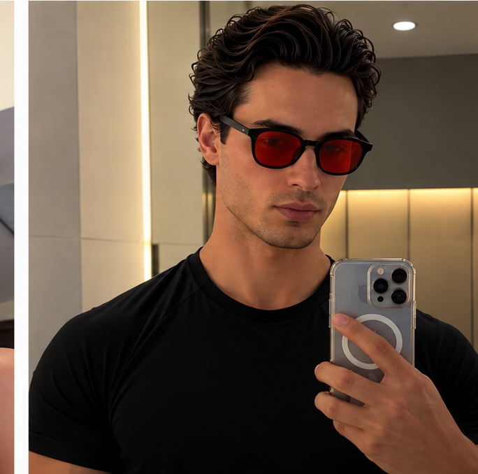 Hugo wearing Clear Lens Night