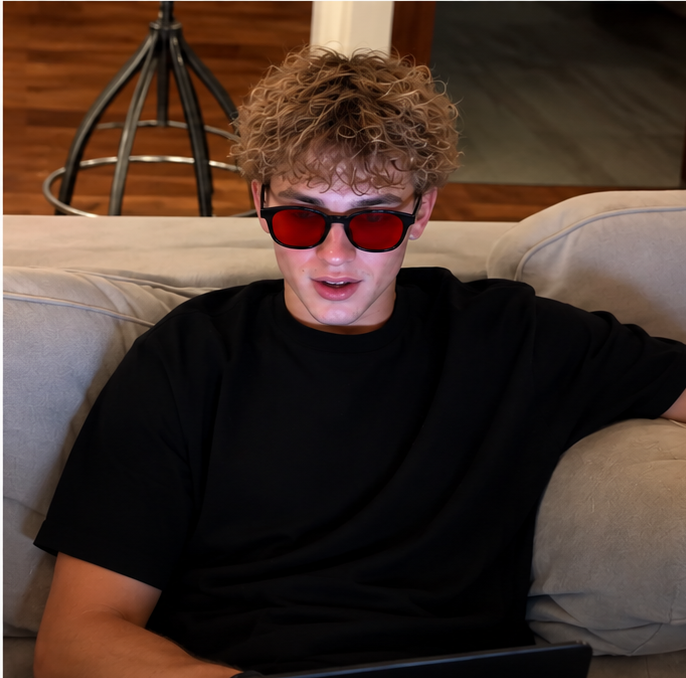 Thomas wearing Clear Lens Night